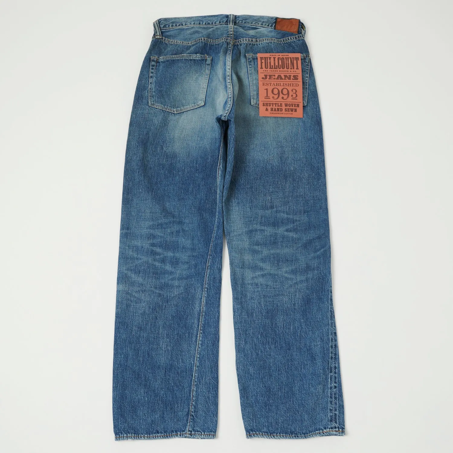 Full Count 1341-0105SSW 11.5oz Super Smooth Wide Straight Jean - Dartford Wash
