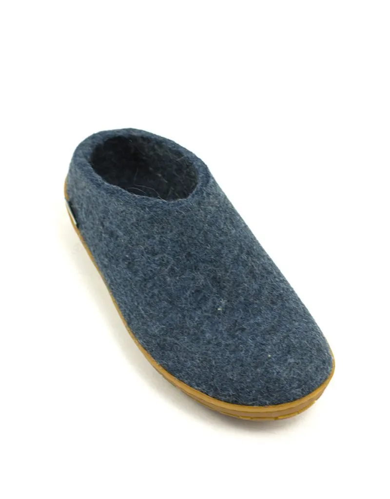 Glerups — Slip-on Rubber Sole - Denim