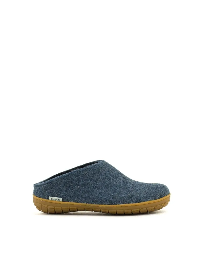 Glerups — Slip-on Rubber Sole - Denim