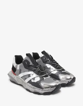 Grey & Silver Camo Bounce Trainers Grey & Silver Camo Bounce Trainers