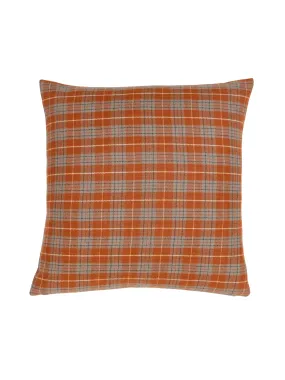 Highlands Pumpkin Plaid Wool Pillow Highlands Pumpkin Plaid Wool Pillow