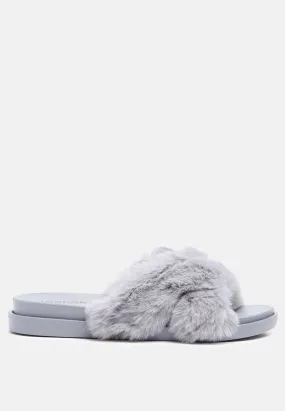 Homey Fur Slip-On Flats Homey Fur Slip-On Flats