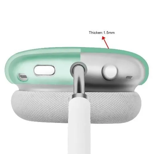 Hybrid-Flex Transparent Green Case - Apple AirPods Max