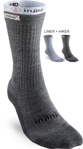 Injinji Merino Wool Liner Hiker Socks {INJ-333378} Injinji Merino Wool Liner Hiker Socks {INJ-333378}