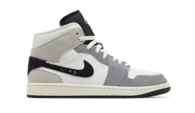 JORDAN 1 MID SE CRAFT WHITE CEMENT GREY BLACK JORDAN 1 MID SE CRAFT WHITE CEMENT GREY BLACK
