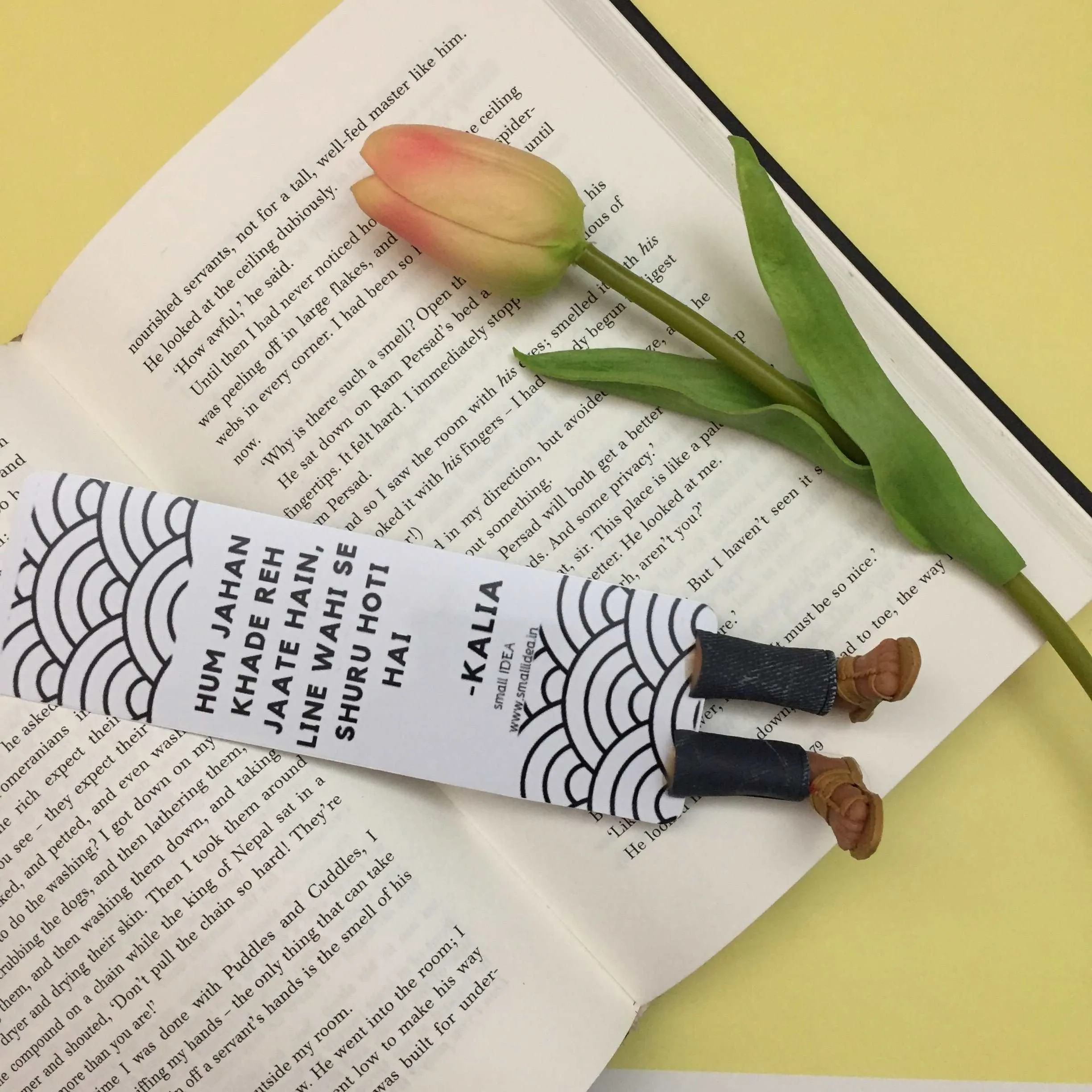 Kalia Movie Dailouge Handmade Miniature Leggy Bookmark