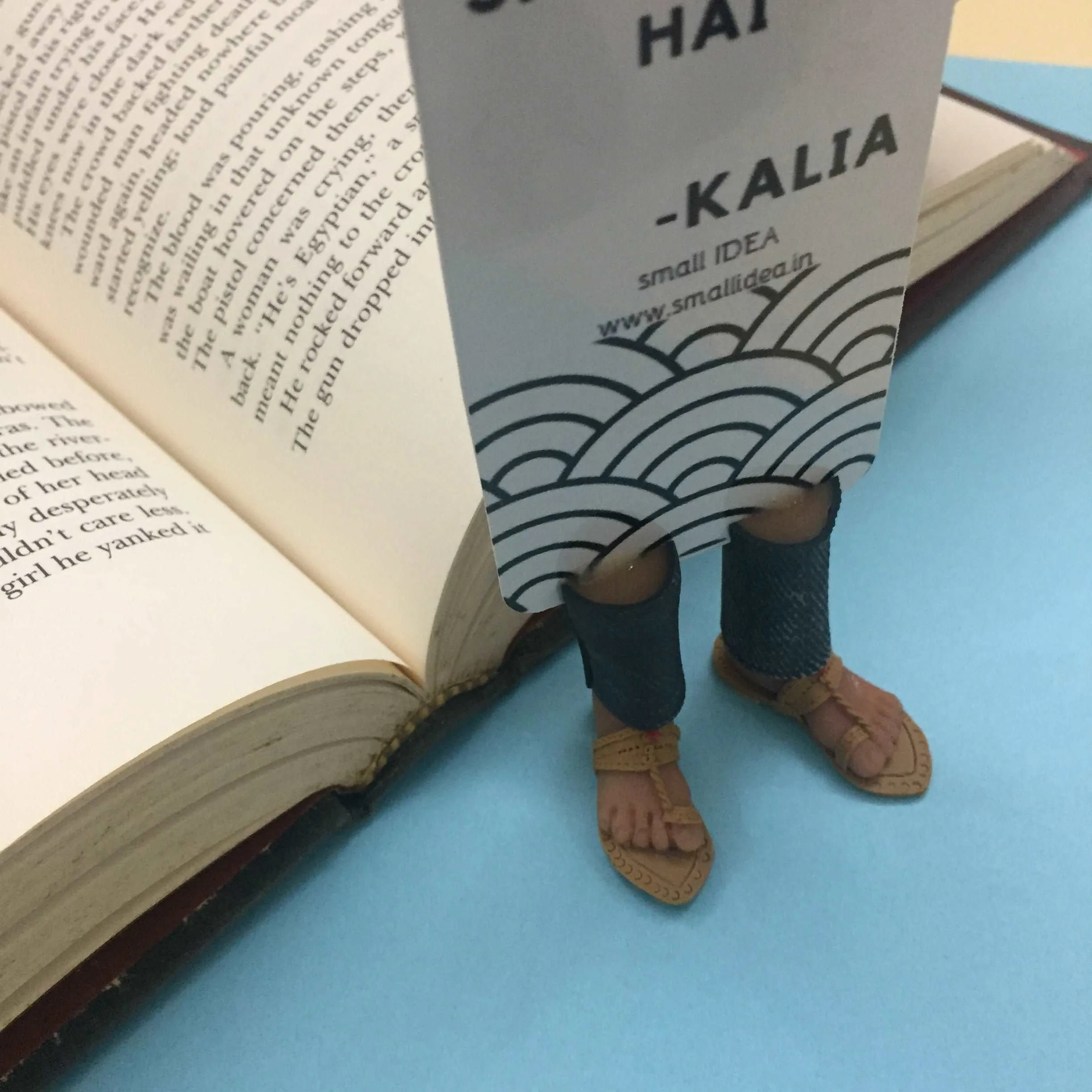Kalia Movie Dailouge Handmade Miniature Leggy Bookmark