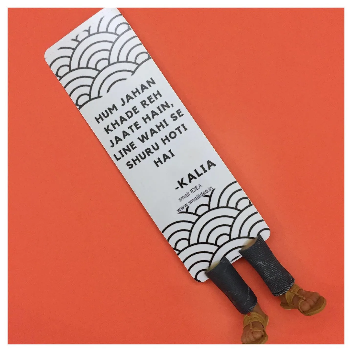 Kalia Movie Dailouge Handmade Miniature Leggy Bookmark