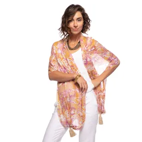 Katarina Pink Tassel Shawl Katarina Pink Tassel Shawl