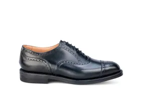 Kensington Toecap Oxford City Shoe - Black Kensington Toecap Oxford City Shoe - Black