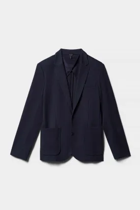 Knit Blazer | With Recycled Polyester Knit Blazer | With Recycled Polyester