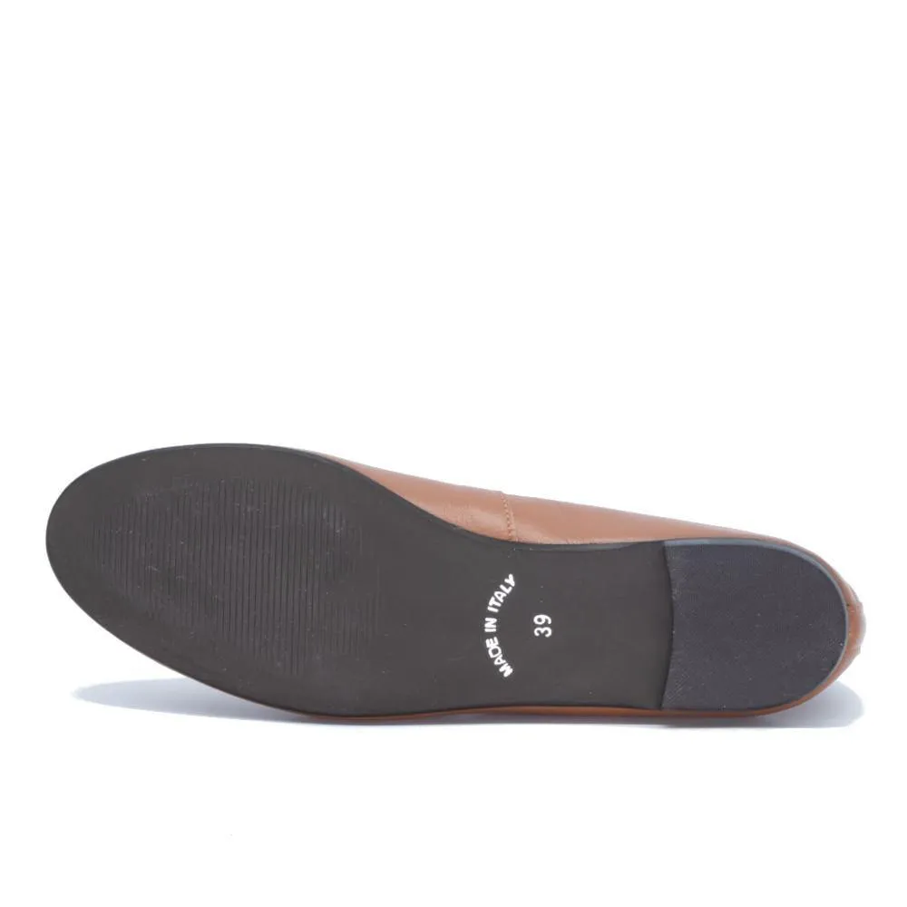 Lisa Conti Flats Leather Tan (9351)