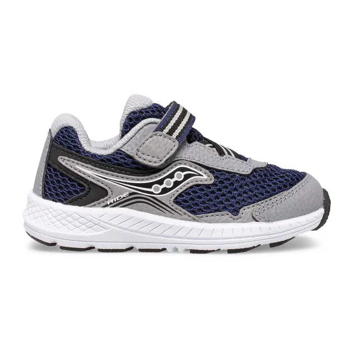 Little Boy Saucony Ride 10 JR Navy/Grey