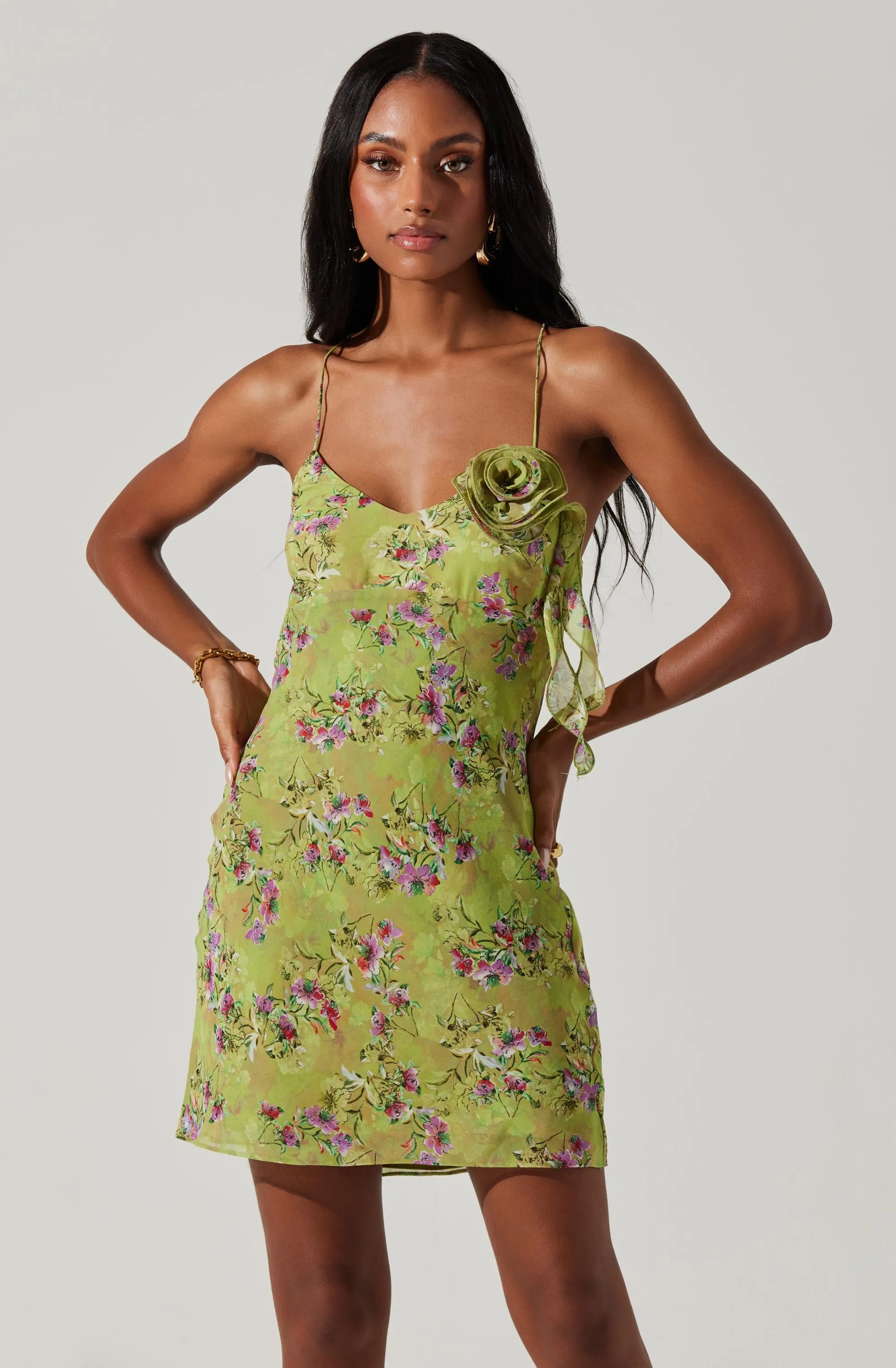 Locklear Floral Mini Dress