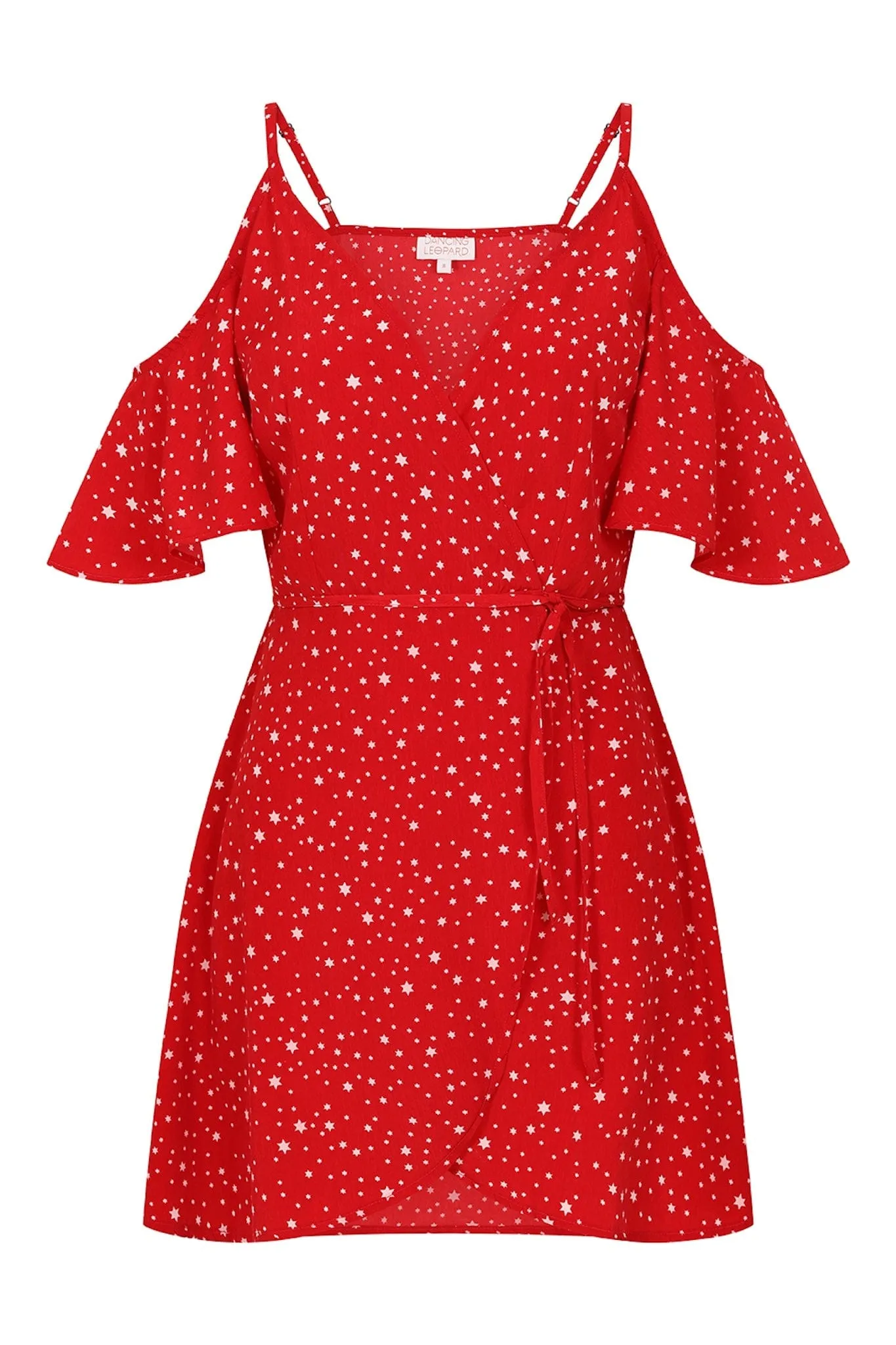 Marlin Dress In Red Star