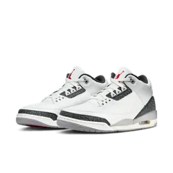 Men's Air Jordan 3 Retro - SUMMIT WHITE/FIRE RED-CEMENT GREY-BLACK