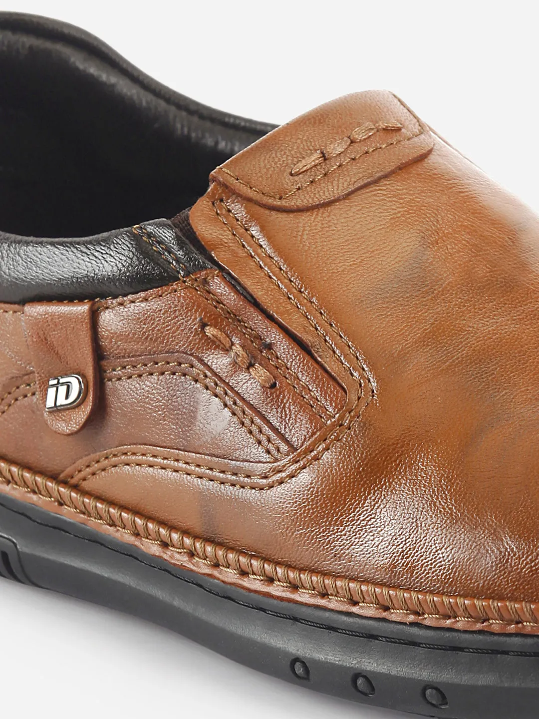 Men's Tan Dual Tone Comfort Slip On (ID1113)