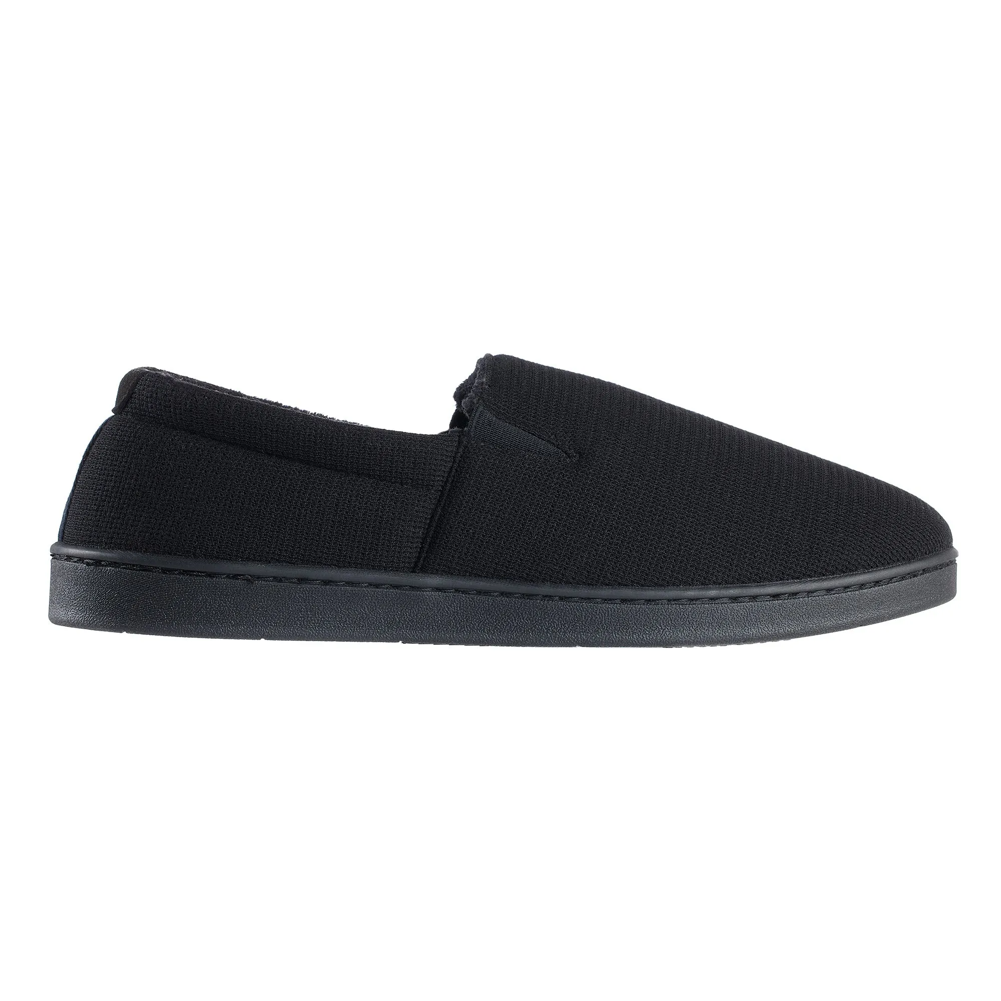 Men's Textured Knit Kai Closed Back Slippers with Gel-Infused Memory Foam