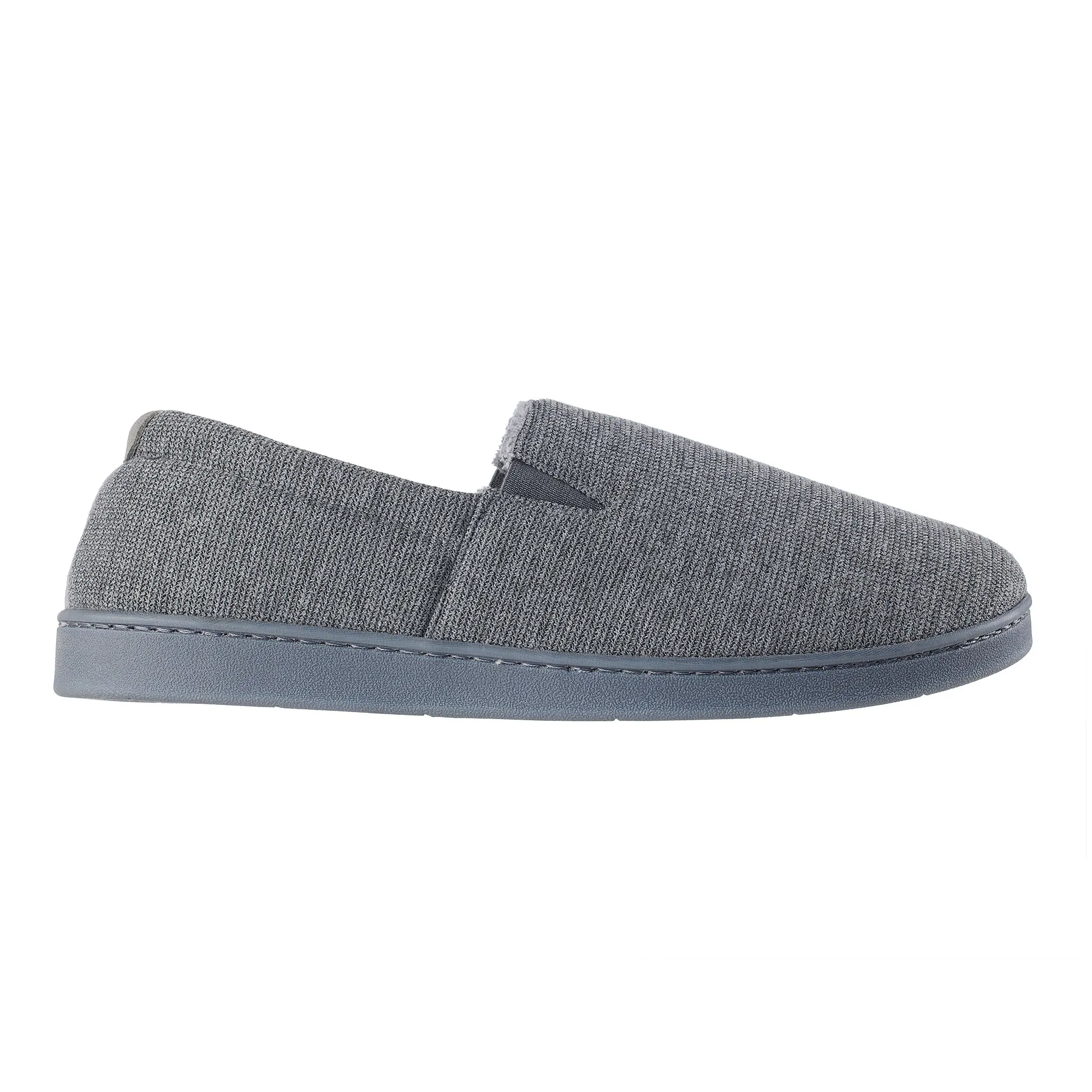 Men's Textured Knit Kai Closed Back Slippers with Gel-Infused Memory Foam