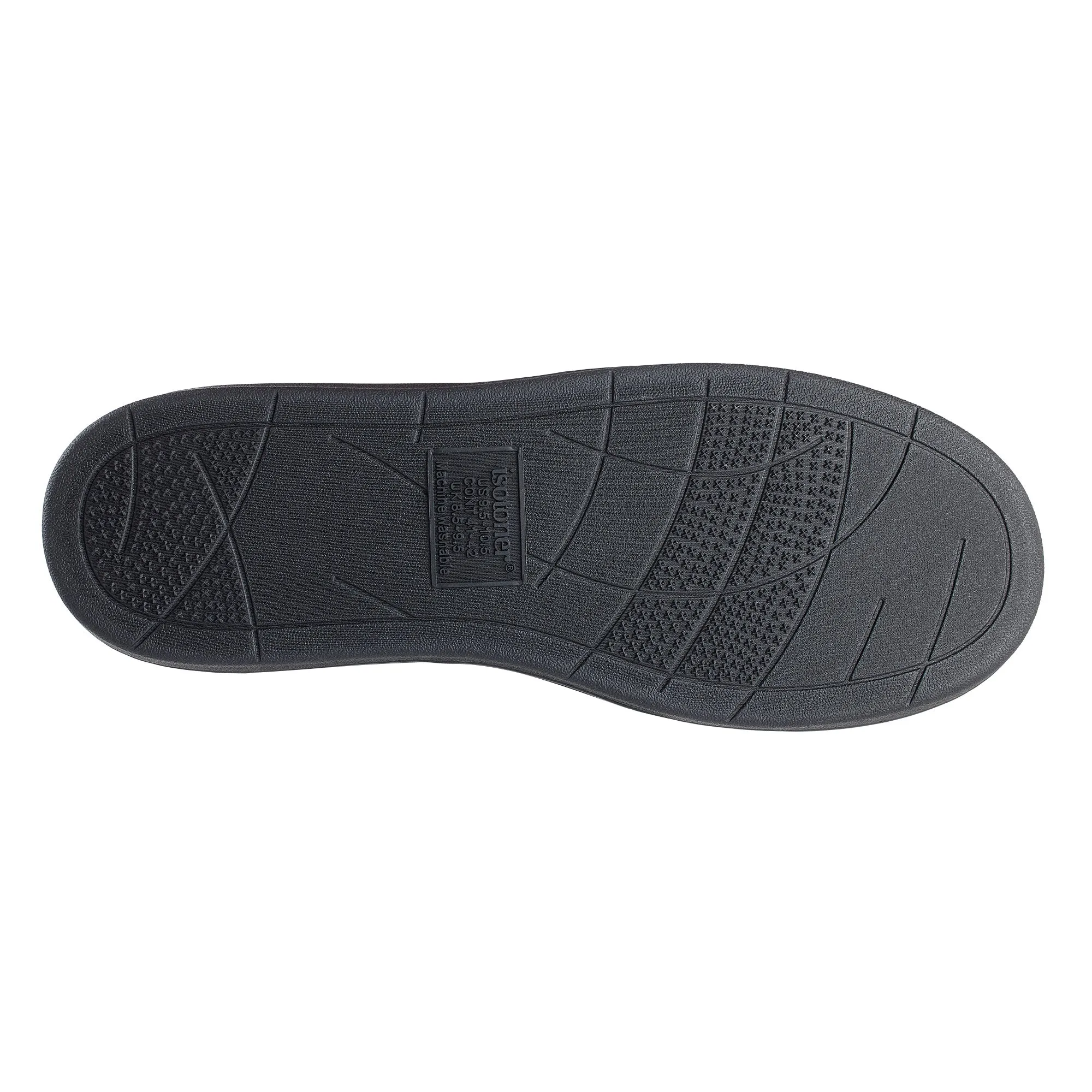 Men's Textured Knit Kai Closed Back Slippers with Gel-Infused Memory Foam