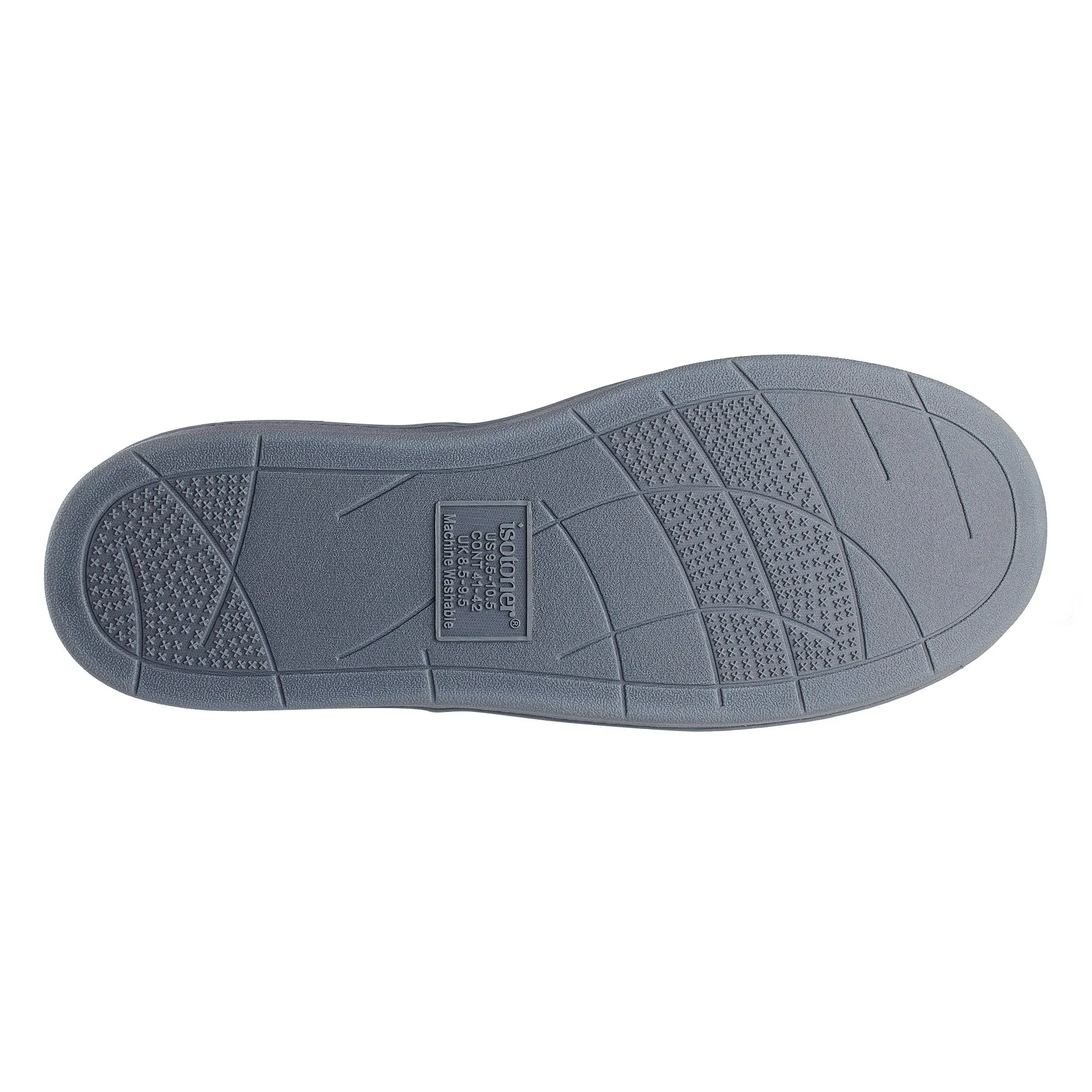 Men's Textured Knit Kai Closed Back Slippers with Gel-Infused Memory Foam