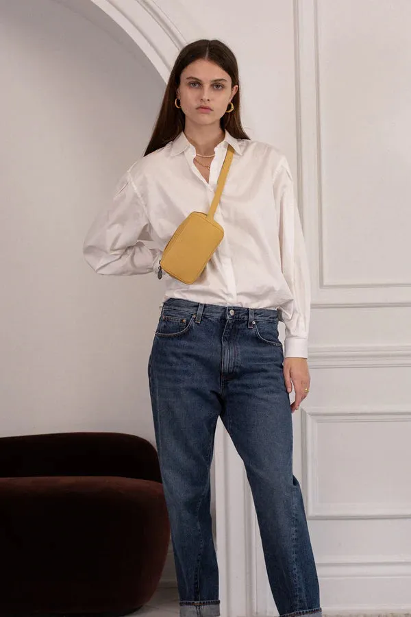 Micro Belt Bag I Yellow Pebble