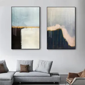 Minimalist Grey Blue Color Block Abstract Wall Art Fine Art Canvas Prints Posters Pictures For Modern Living Room Contemporary Home Decor Minimalist Grey Blue Color Block Abstract Wall Art Fine Art Canvas Prints Posters Pictures For Modern Living Room Contemporary Home Decor