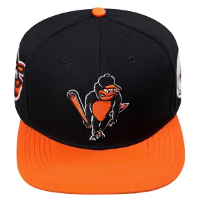 MLB BALTIMORE ORIOLES RETRO CLASSIC UNISEX PRIMARY LOGO WOOL SNAPBACK (BLACK/ORANGE) MLB BALTIMORE ORIOLES RETRO CLASSIC UNISEX PRIMARY LOGO WOOL SNAPBACK (BLACK/ORANGE)