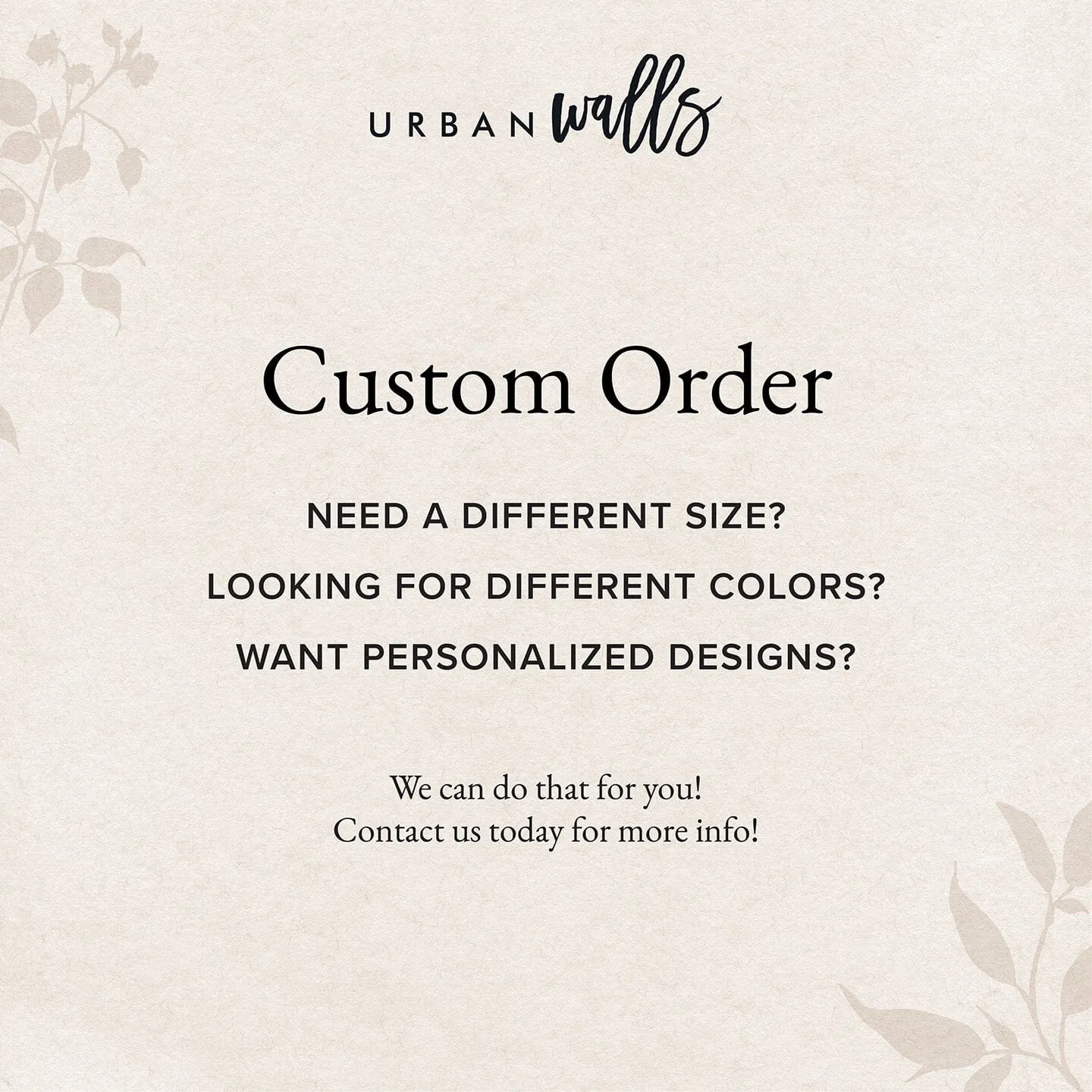 Palm Tree Pattern Wall Decals