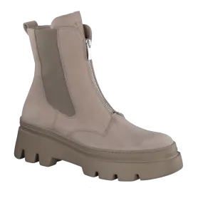 PAUL GREEN Taupe zip up Ankle Boot  8030 PAUL GREEN Taupe zip up Ankle Boot  8030