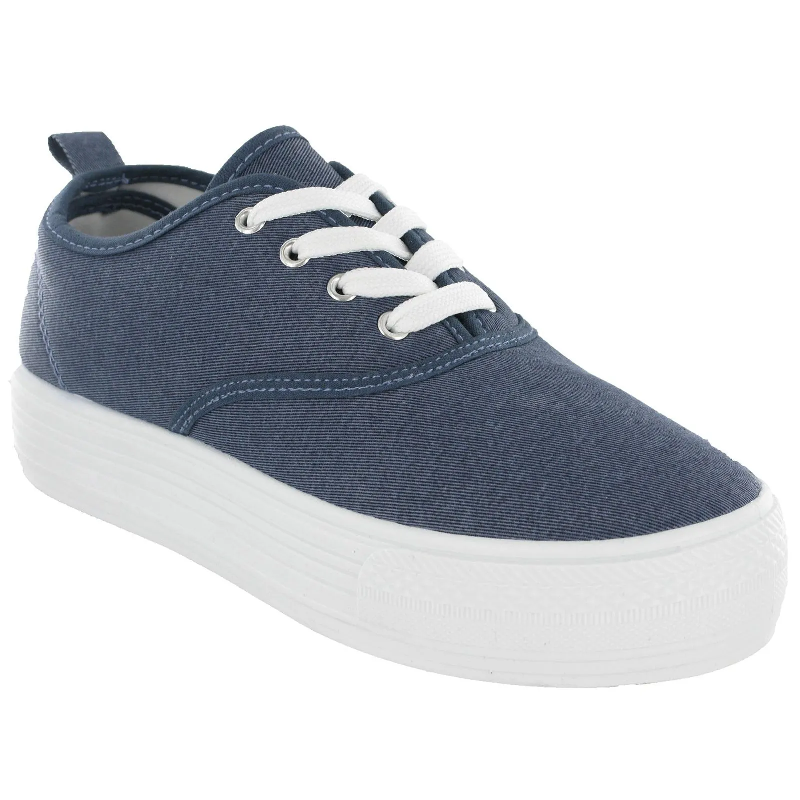 Platform Canvas Pumps