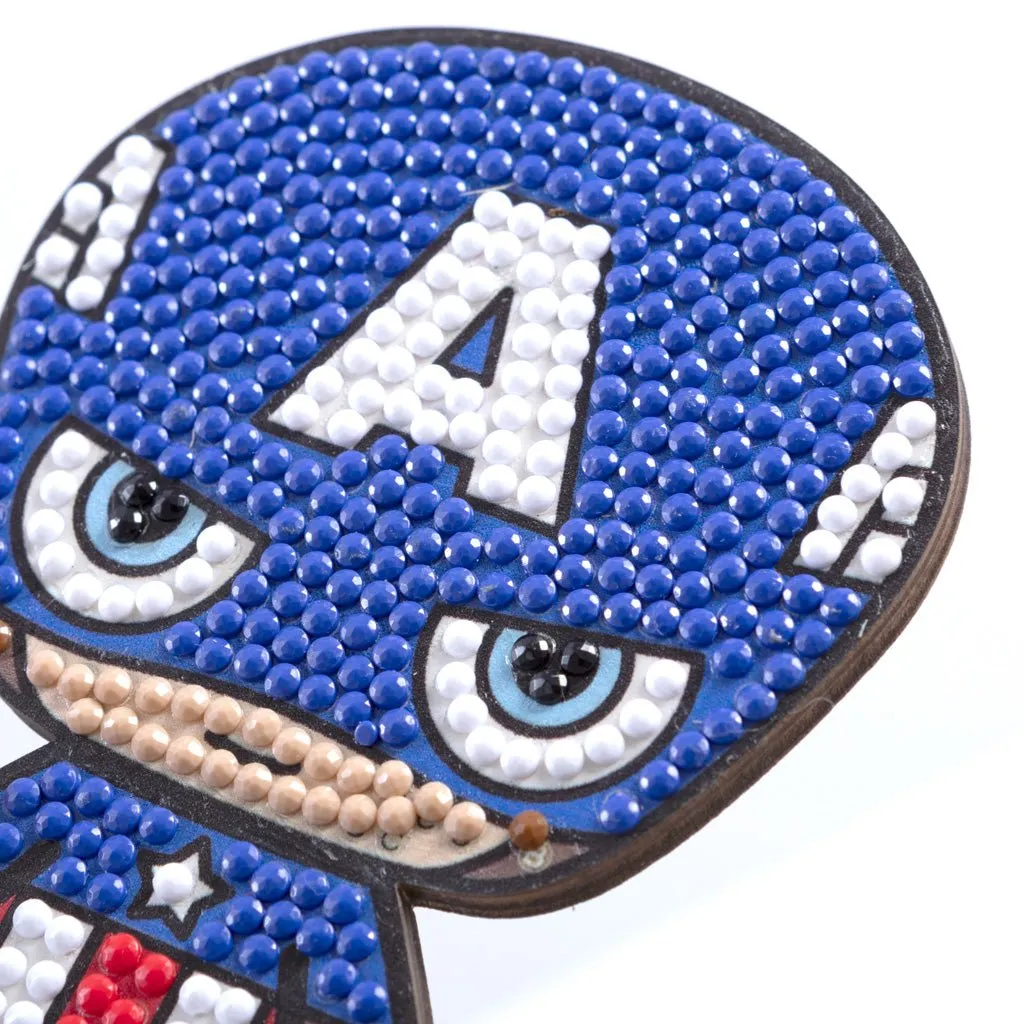 "Captain America" Crystal Art Buddy MARVEL Series 1