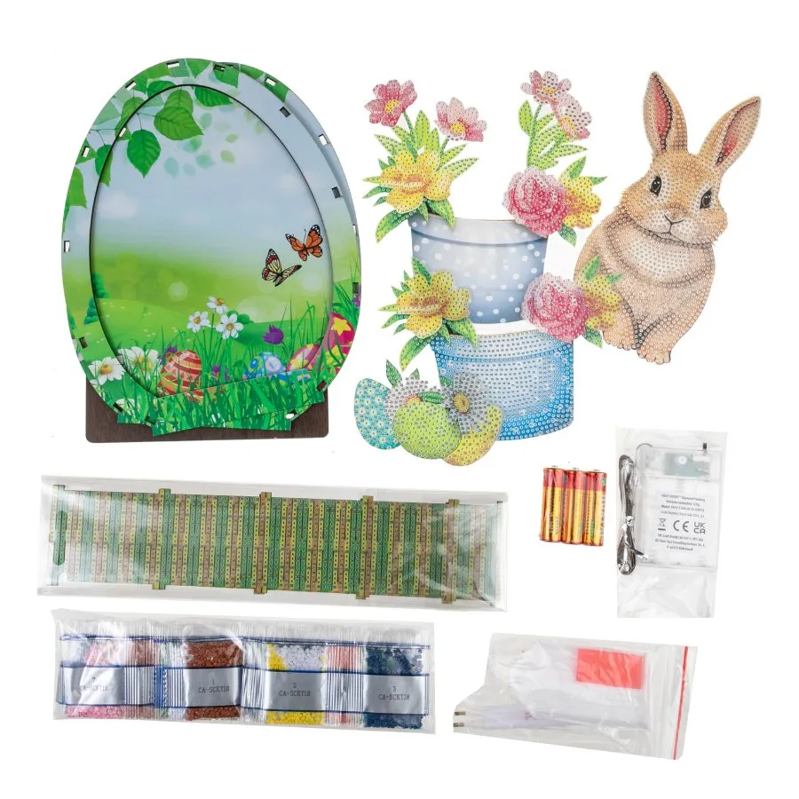 "Easter" Crystal Art LED 3D Scene Kit