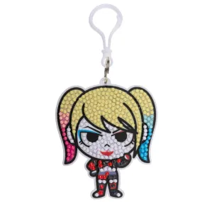"Harley Quinn" Crystal Art Bag Charm Kit DC "Harley Quinn" Crystal Art Bag Charm Kit DC
