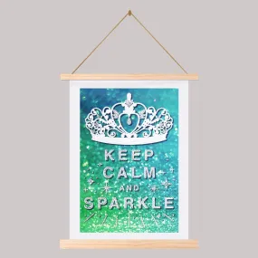 "Keep Calm & Sparkle" Mini Crystal Art Scroll Kit "Keep Calm & Sparkle" Mini Crystal Art Scroll Kit