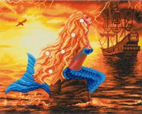 "Mermaid Dreams" Framed Crystal Art Kit 40x50cm "Mermaid Dreams" Framed Crystal Art Kit 40x50cm