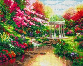 "Pools of Serenity" by Thomas Kinkade Crystal Art Kit 40x50cm "Pools of Serenity" by Thomas Kinkade Crystal Art Kit 40x50cm