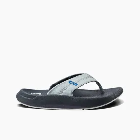 Reef Men's Swellsole Cruiser Flip Flop Sandal Grey / Blue Reef Men's Swellsole Cruiser Flip Flop Sandal Grey / Blue