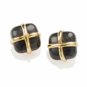 Seaman Schepps Rosewood Clip Earrings Seaman Schepps Rosewood Clip Earrings