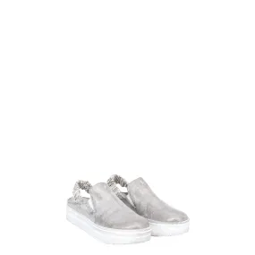 Slip On Chanel Metal Dave' Silver Slip On Chanel Metal Dave' Silver
