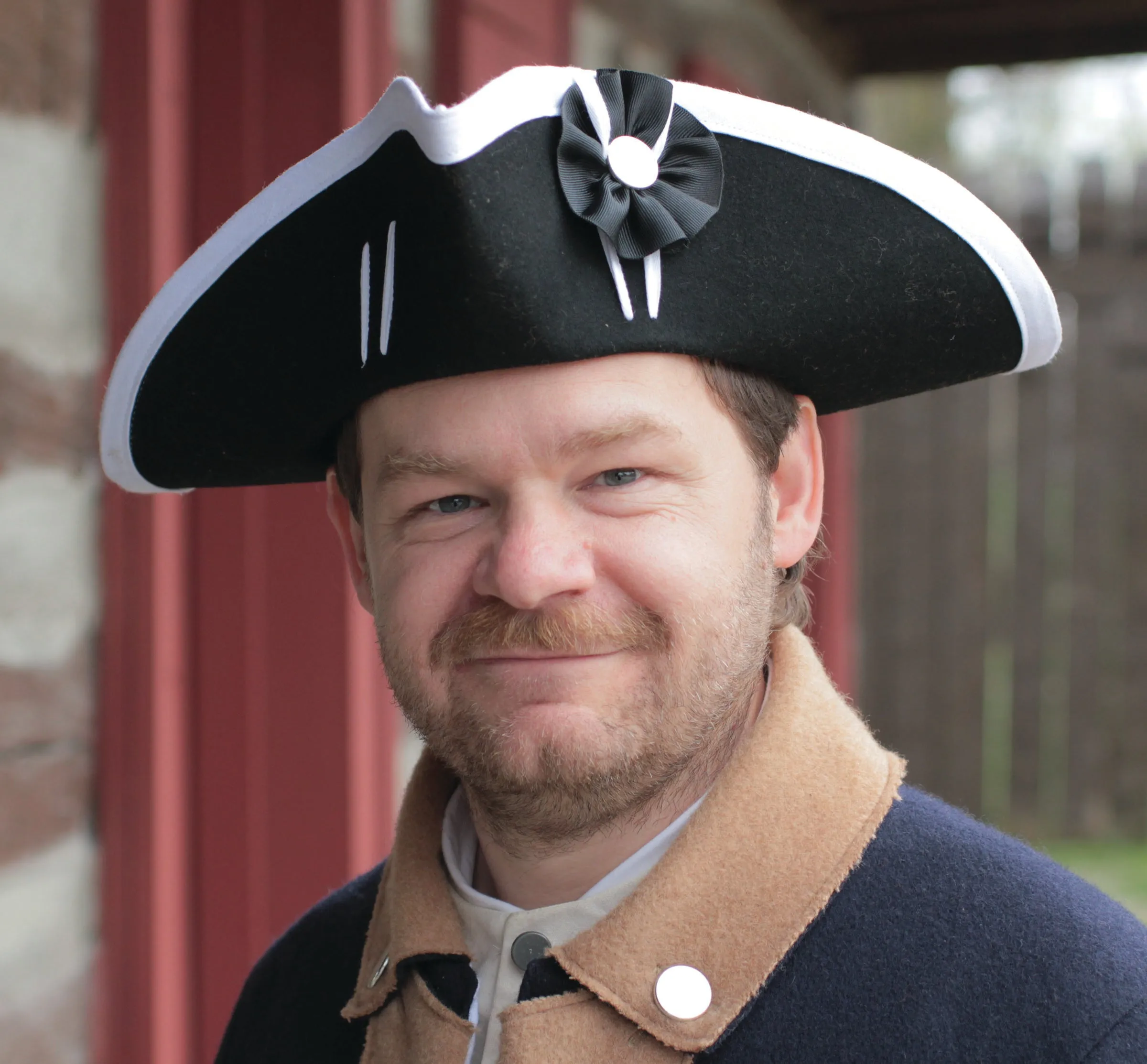 Standard Wool Felt Tricorn Black