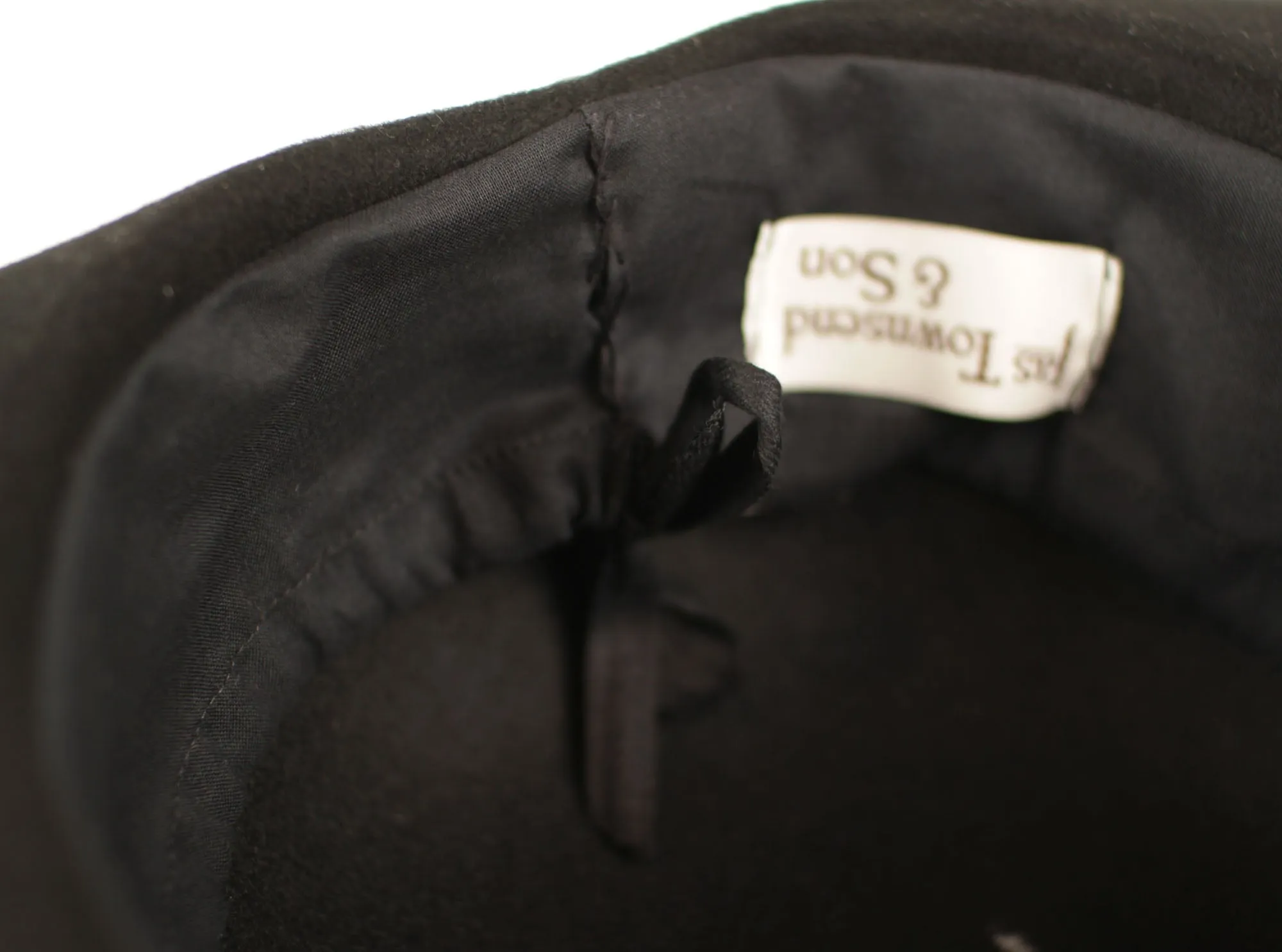 Standard Wool Felt Tricorn Black