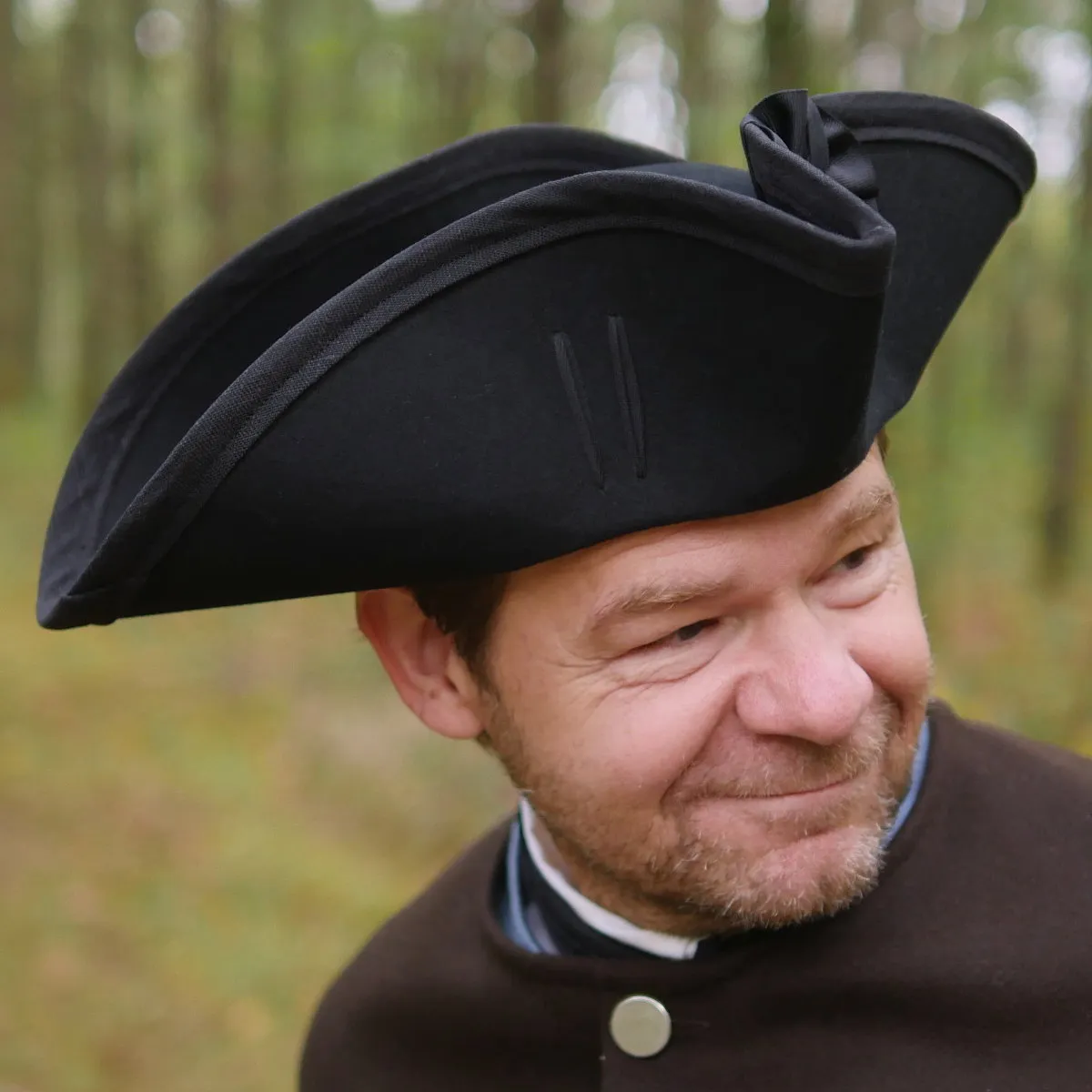 Standard Wool Felt Tricorn Black