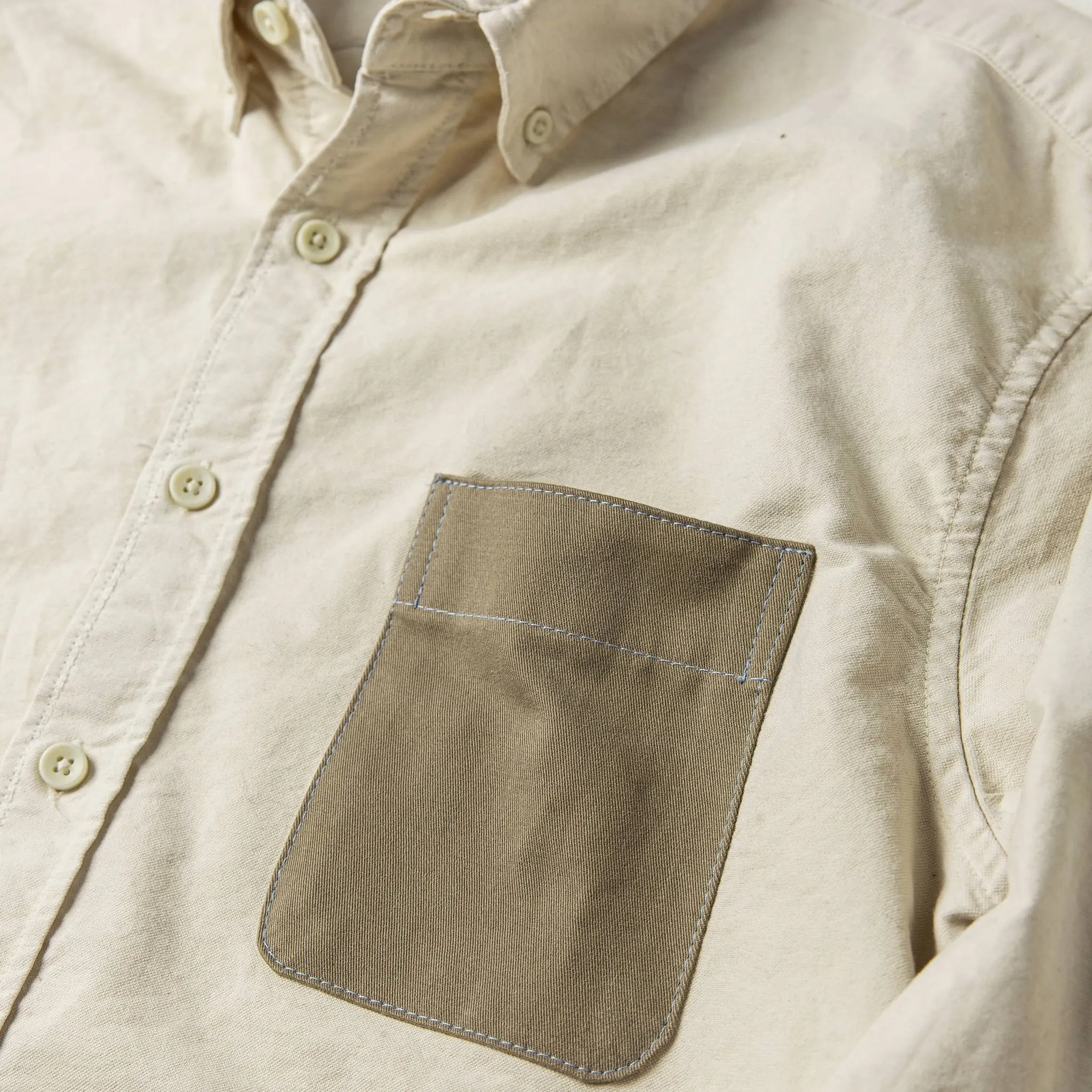 The Atelier and Repairs Jack in Washed White Oxford