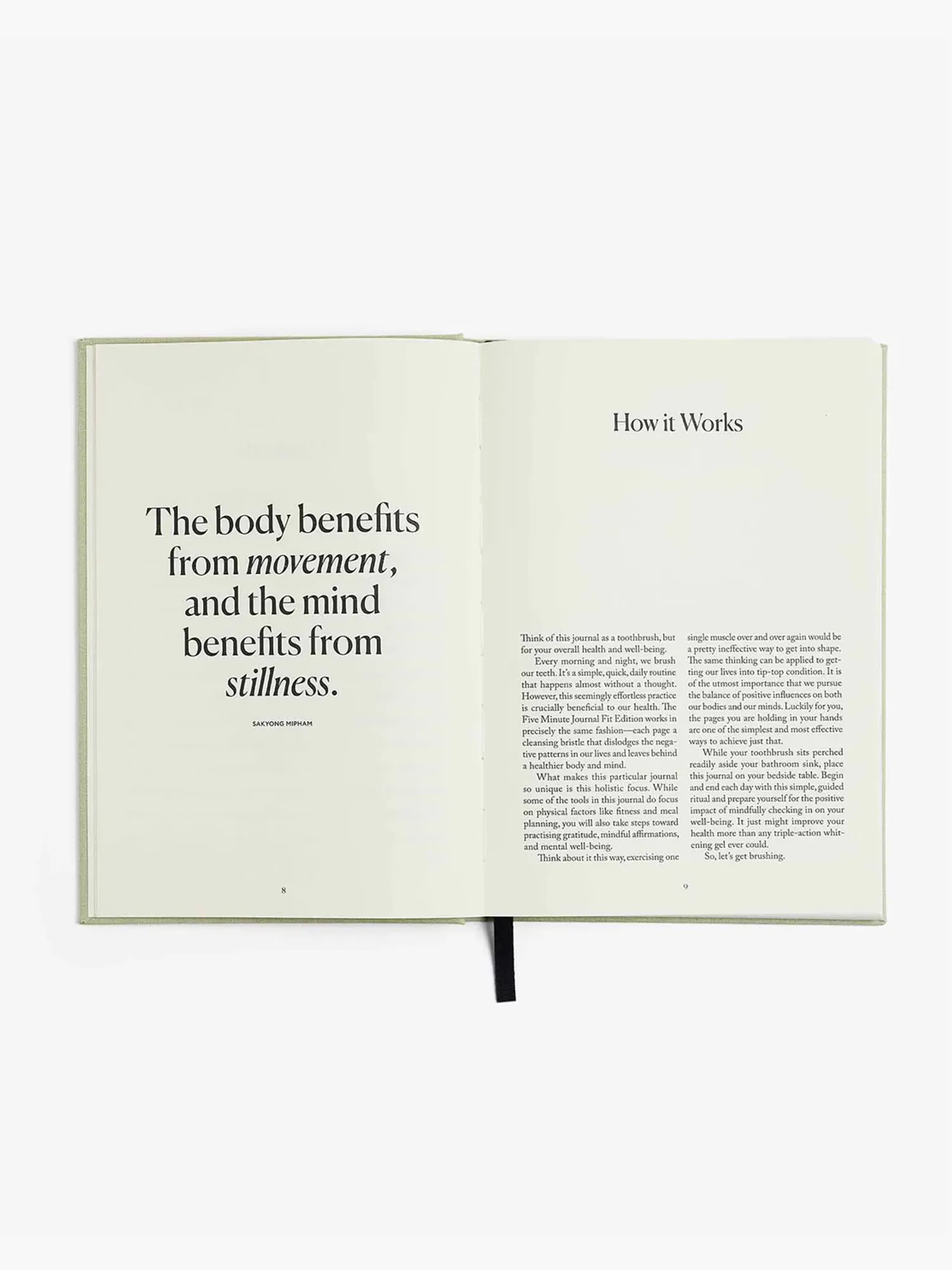 The Five Minute Journal Fit Edition