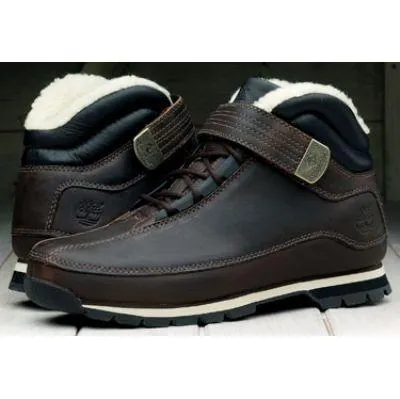 Timberland Mens Eurodub Powerstrap Boot Brown