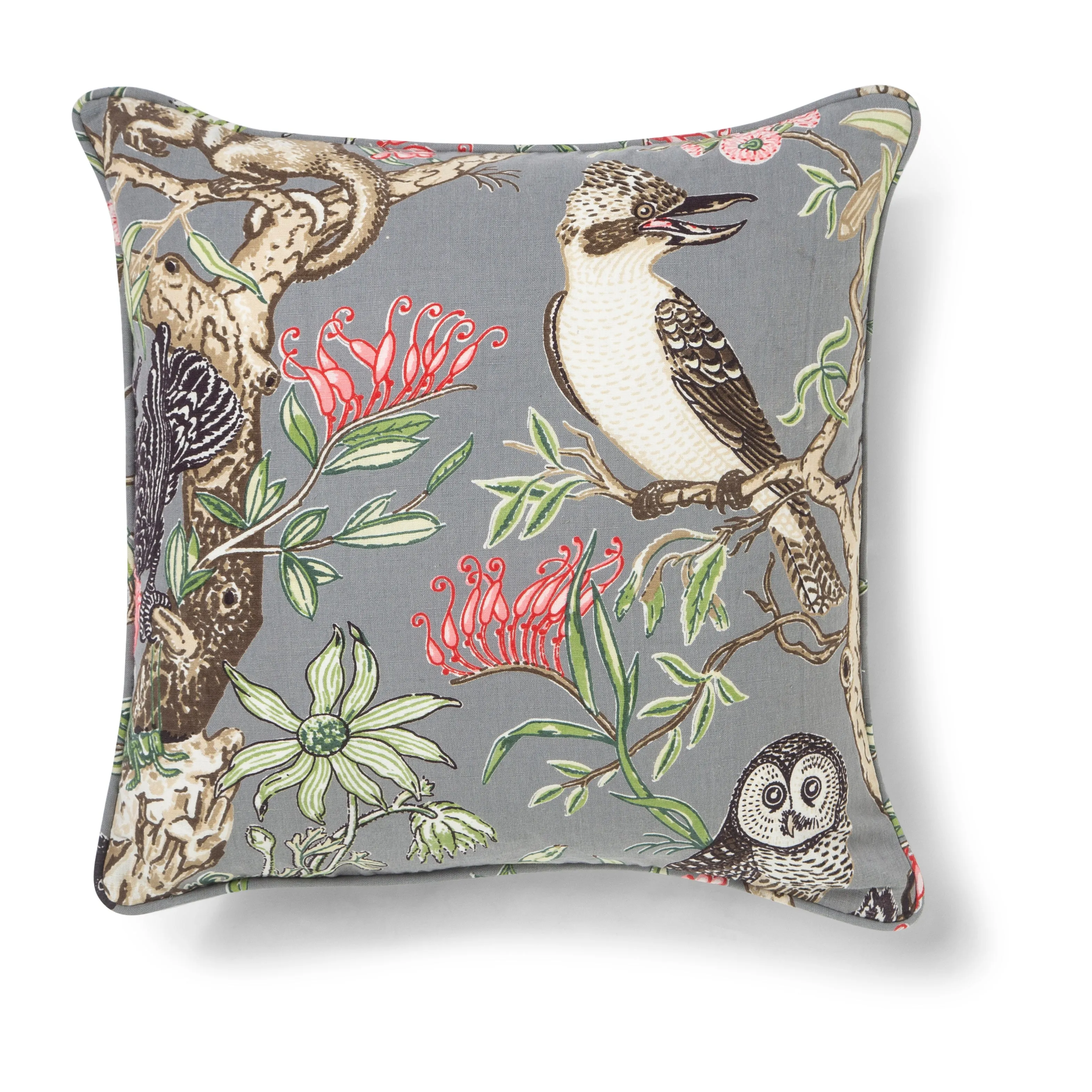 Tree of Life Earth Grey 50x50 Cushion Cover