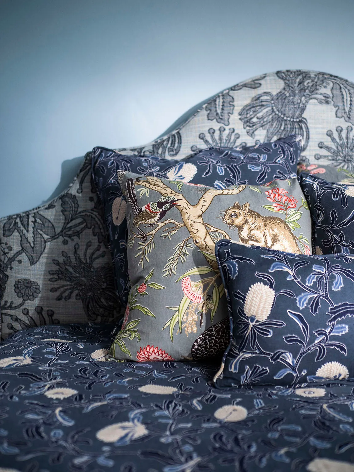 Tree of Life Earth Grey 60x60 Cushion Cover