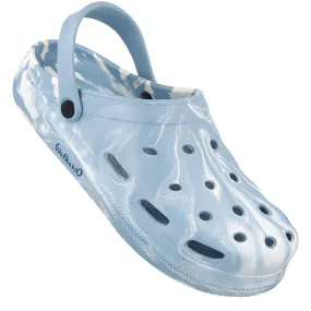 Walkaroo Men's Clogs  - WC4837 White Aqua Walkaroo Men's Clogs  - WC4837 White Aqua