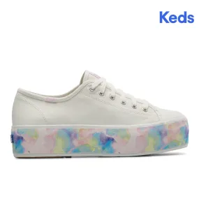 Women's Triple Up Abstrct Floral Foxng White/Multi (WF66998) Women's Triple Up Abstrct Floral Foxng White/Multi (WF66998)